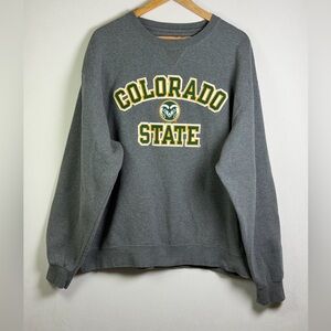 Colorado State Rams Crewneck Men’s Sweatshirt XL Gear For Sports Cotton Pullover